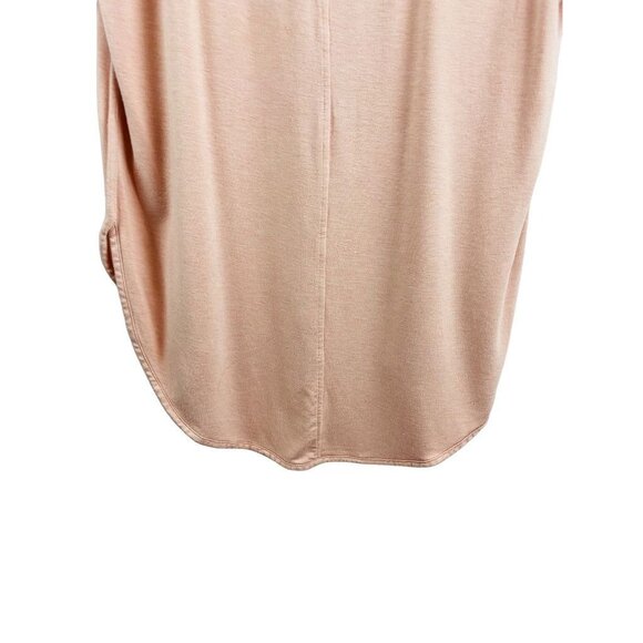 Medium Matty M Women's Pink Soft Short Sleeve Hi Lo Tshirt - Picture 3 of 16
